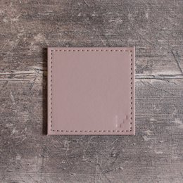 Onderzetters DUO, set van 4, oudroze/steen
