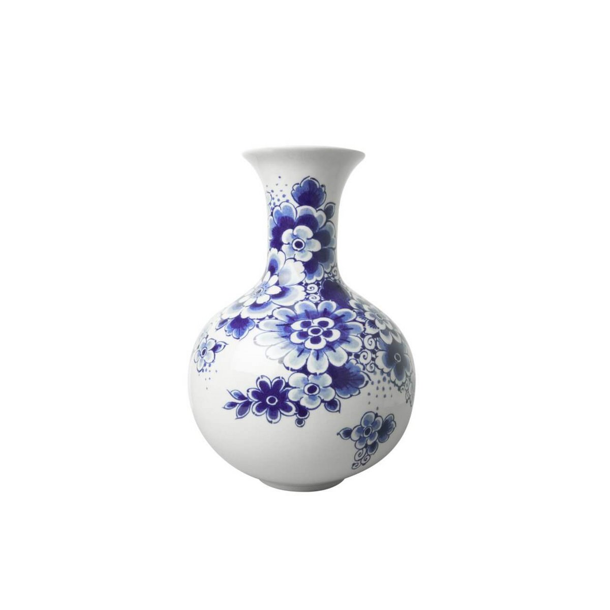 Mavevase af blomster lille