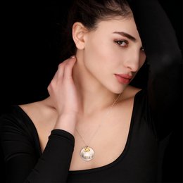 Collier CHANCE avec hirondelle - Argent sterling 925 - K925-113