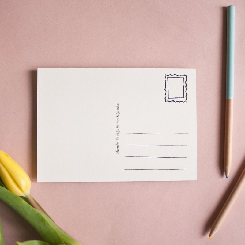 Carte postale | poulet
