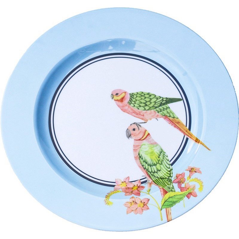YE - Box of 4 assorted 26 cm melamine plates