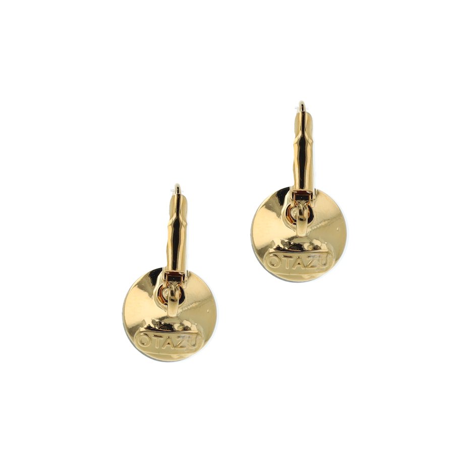 Classic Disc Earhangers - Purple