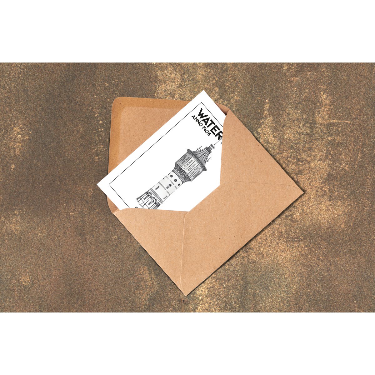 English With Envelope With sleeve