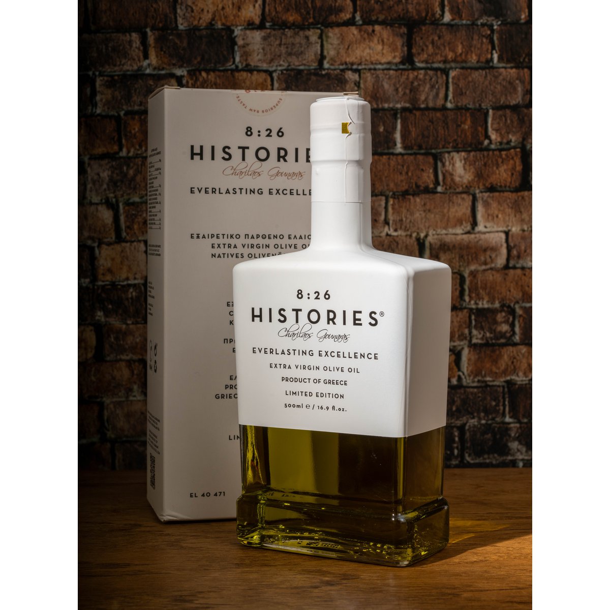 8:26 Histories Extra Vierge Olijfolie 500ml Blend Luxe Editie