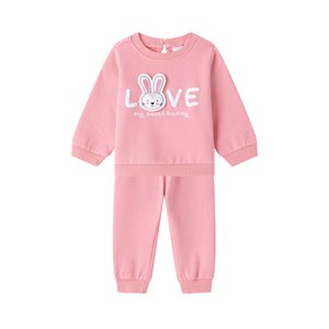 Langarm-Set aus gebürstetem Strick für Babys
