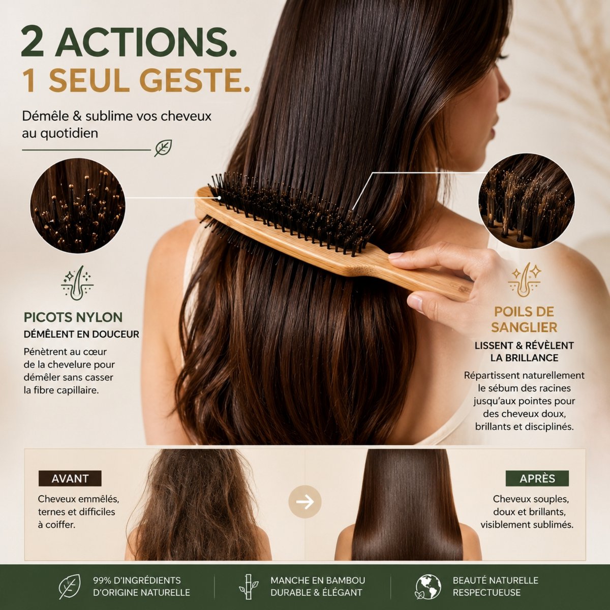 Aura Brush - Detangles & Sublimes
