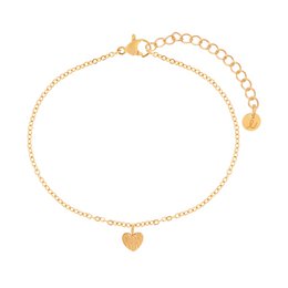 Bracelet textured heart