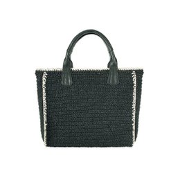 SEABREEZE SHOPPER raphia noir