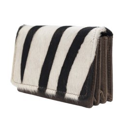 Cartera Mujer Piel Marron Oscuro RFID En 8 Estampas – Arrigo
