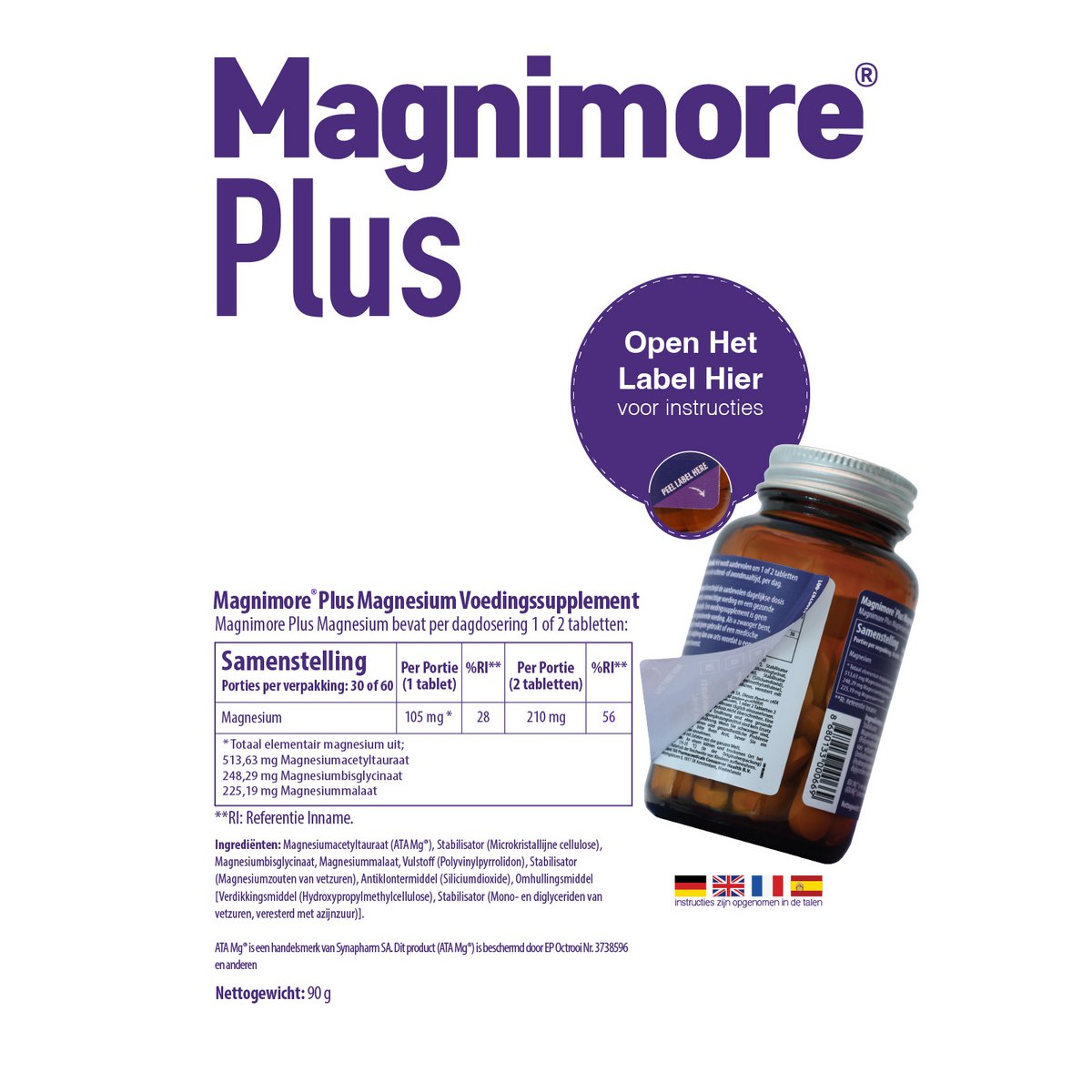 Magnimore Plus 60 | Magnesium Supplement