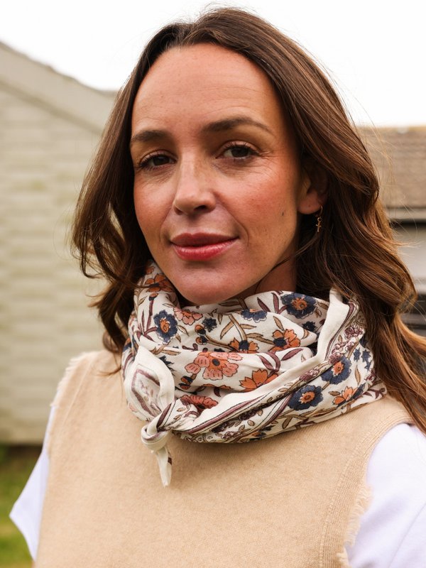 Foulard für Erwachsene Delhi Capri 100 cm