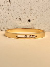 Rustfrit stål stang armbånd