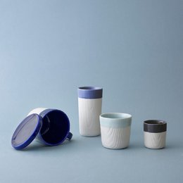 MU / Mug with lid 400ml  seaside