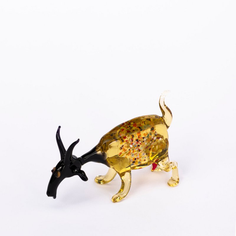 Animale di vetro di capra