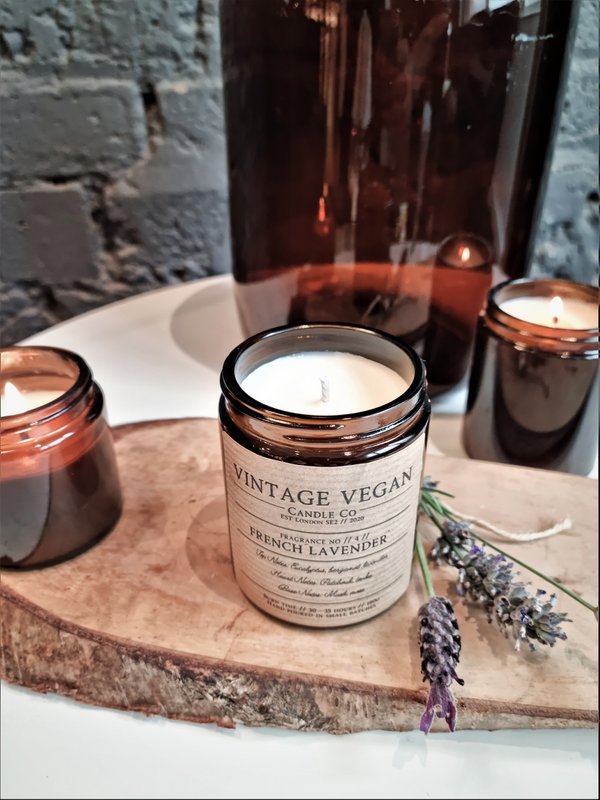 France Lavender Vintage Vegan Soy Travel Candle