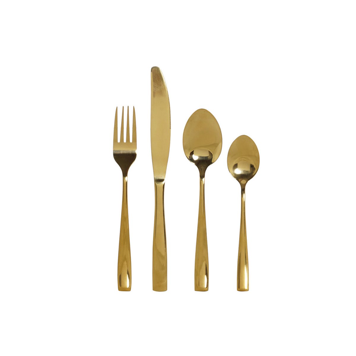 CUBERTERIA SET 16 INOX 3,5X1,5X15,5 2MM DORADO SM183745
