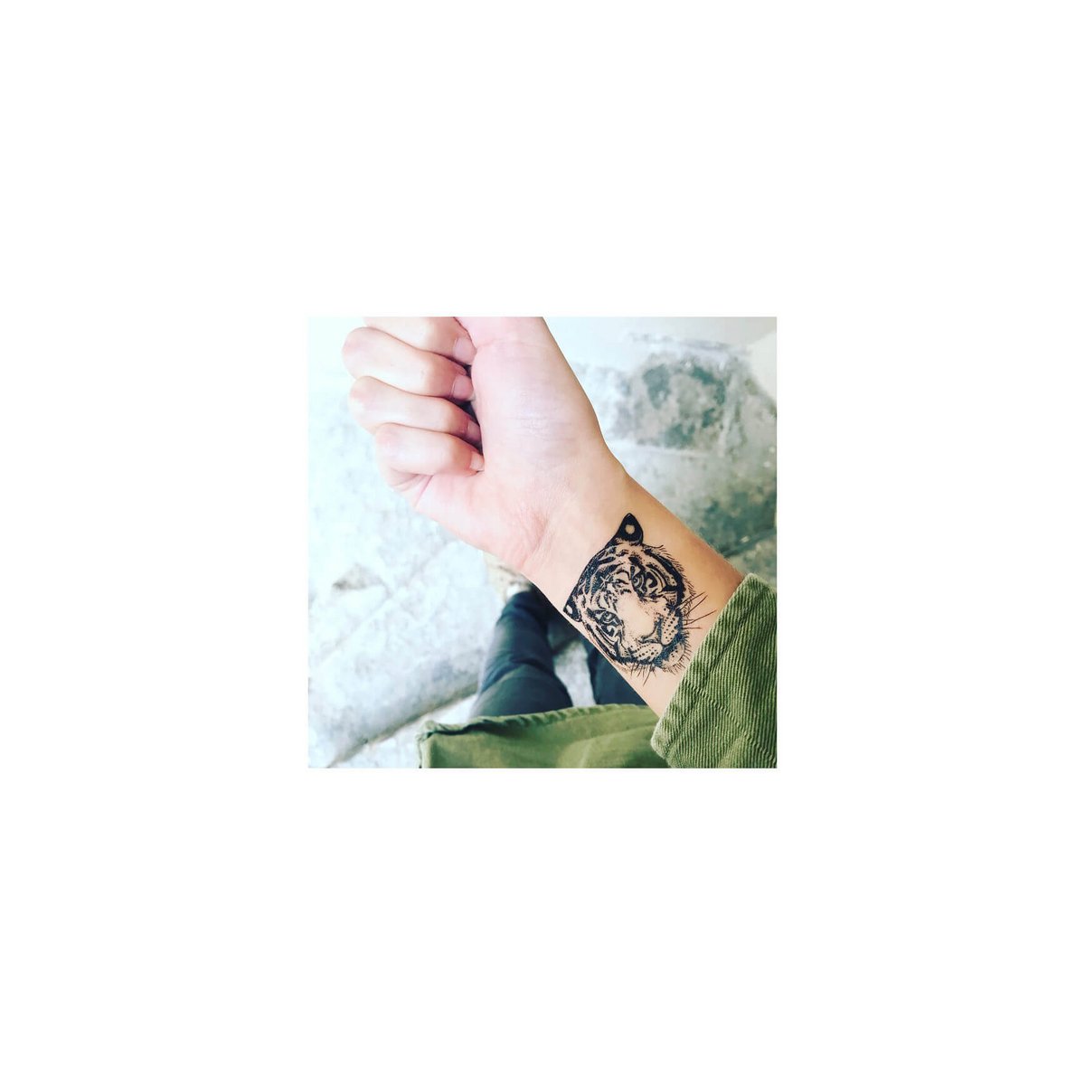 Tatuaje temporal: Tigre