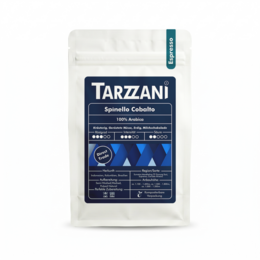 Espresso beans, 100% Arabica, reduced caffeine, dark roast, premium coffee beans.