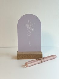 Memorial Spot 'Bloem' - Lila