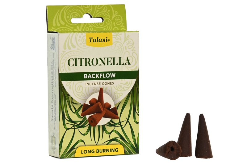 INCIENSO CONO SET 10 AROMA 1,5X1,5X3,5 CITRONELA IN205498