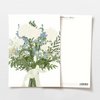 Ansichtkaart blauw boeket bloemen