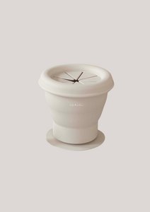 Snackbecher aus Silikon - Oyster Beige