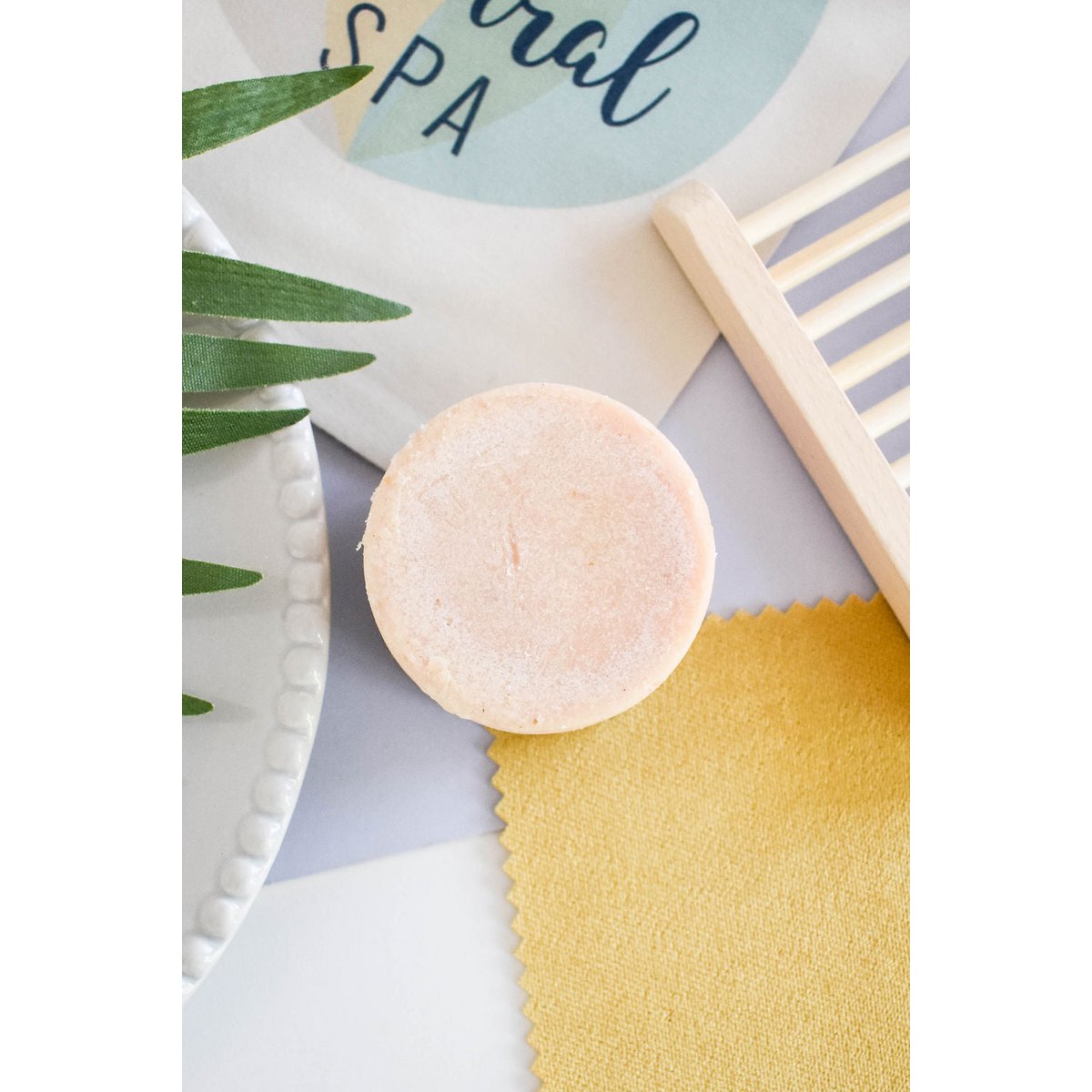 Shampoo bar al limone | Detergente naturale per tutti i tipi di capelli | Cura dei capelli vegana e senza plastica