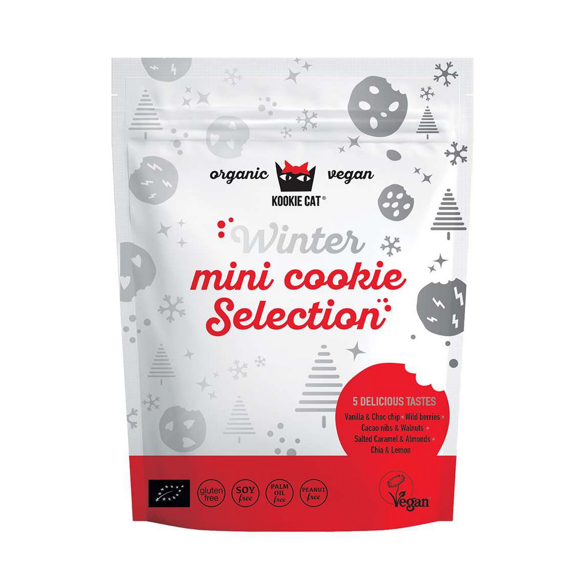 Winter Selection Mini Cookies, organic, 250g, Kookie Cat
