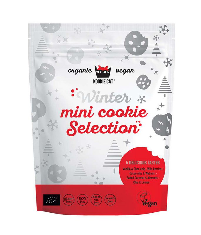 Winter Selection Mini Cookies, organic, 250g, Kookie Cat