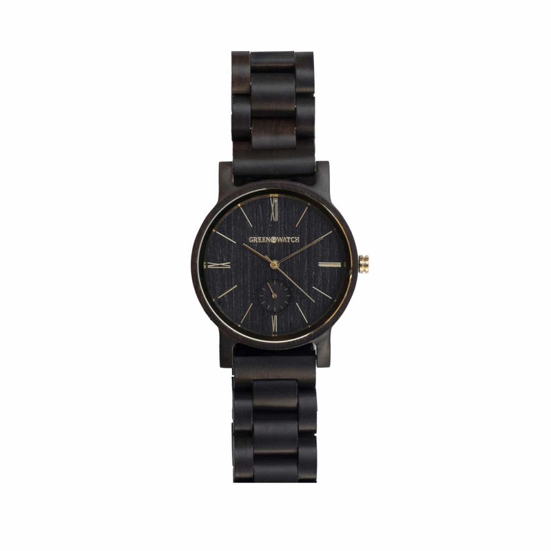 Greenwatch | Klassisk | Træur Unisex | Ibenholt