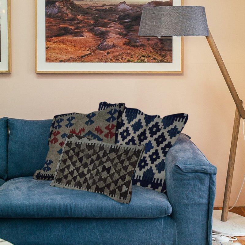 Kilim Handwoven Kelp Cushion Cover