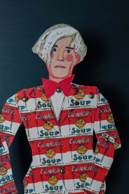 Warhol klippede og lavede dukke