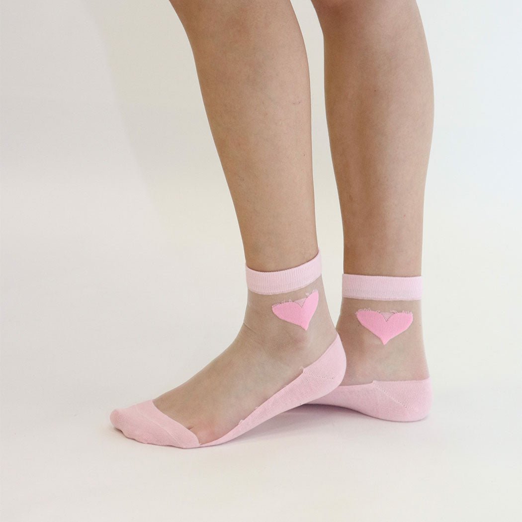 Resistente voile sokken - Amour