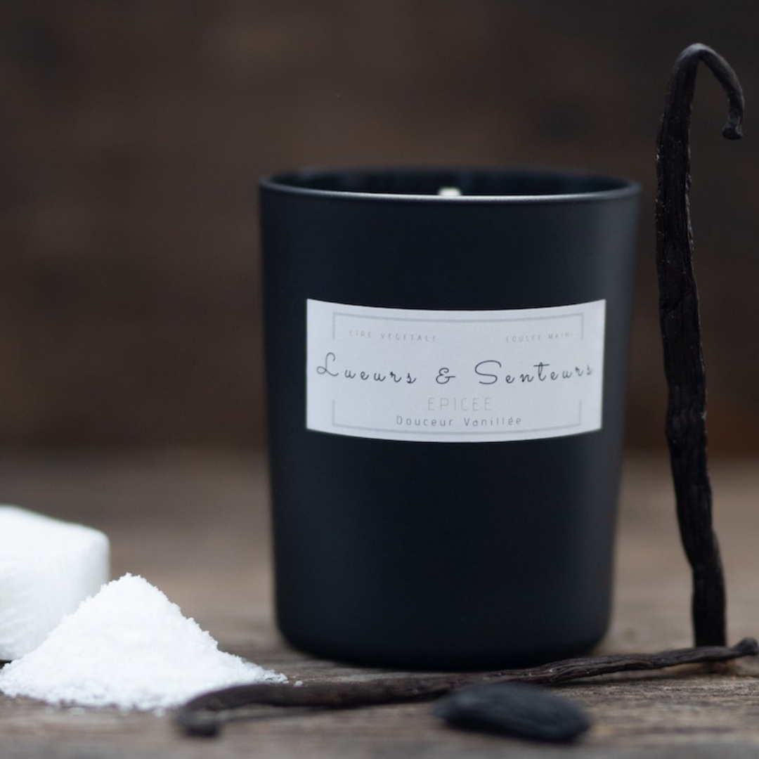 Bougie Douceur vanillée mèche coton