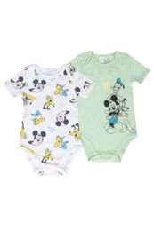 Sæt med 2 babybodyer, Mickey og Pluto