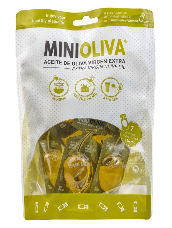 Ekstra jomfru olivenolie (7 enkelt portioner x 14 ml)