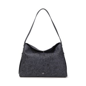 Rucksack in schwarzer veganer Lederschulter
