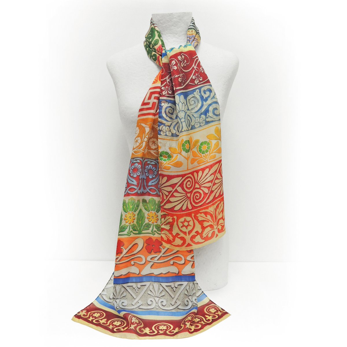 Foulard en soie Cenefas
