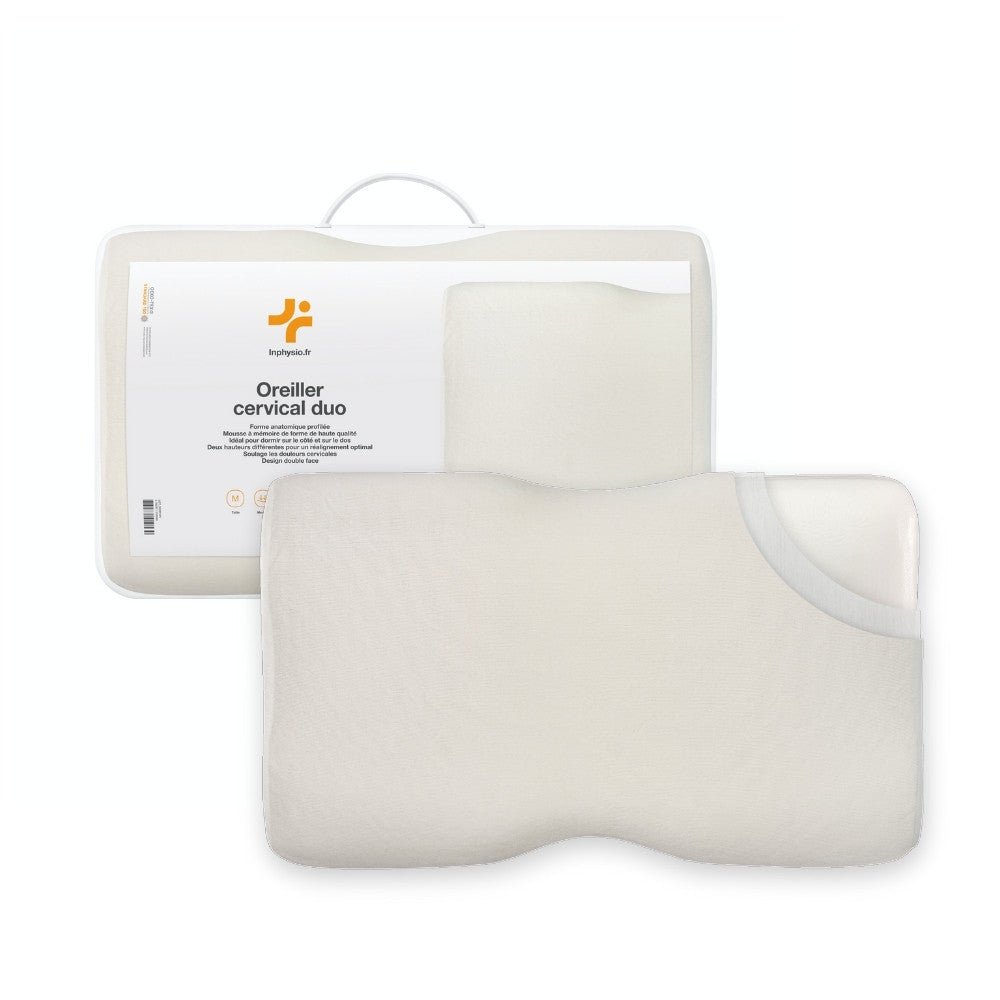 Oreiller Cervical Ergonomique | DUO PREMIUM