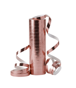 Streamer Roll - Roségold metallic (3 Stk.)