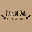 Pluk de Dag, green graphics