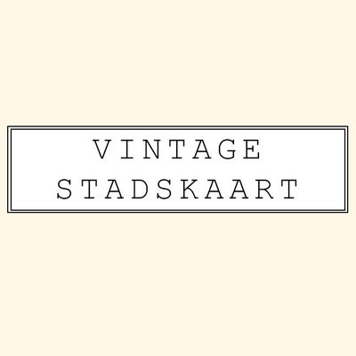 Vintage Stadskaart