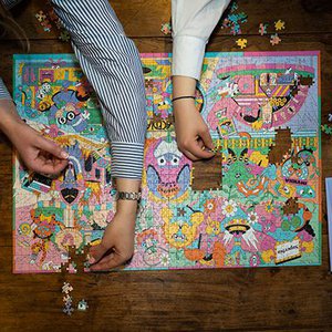 Puzzle in a Bag, Schreibwaren Marke in Belgien